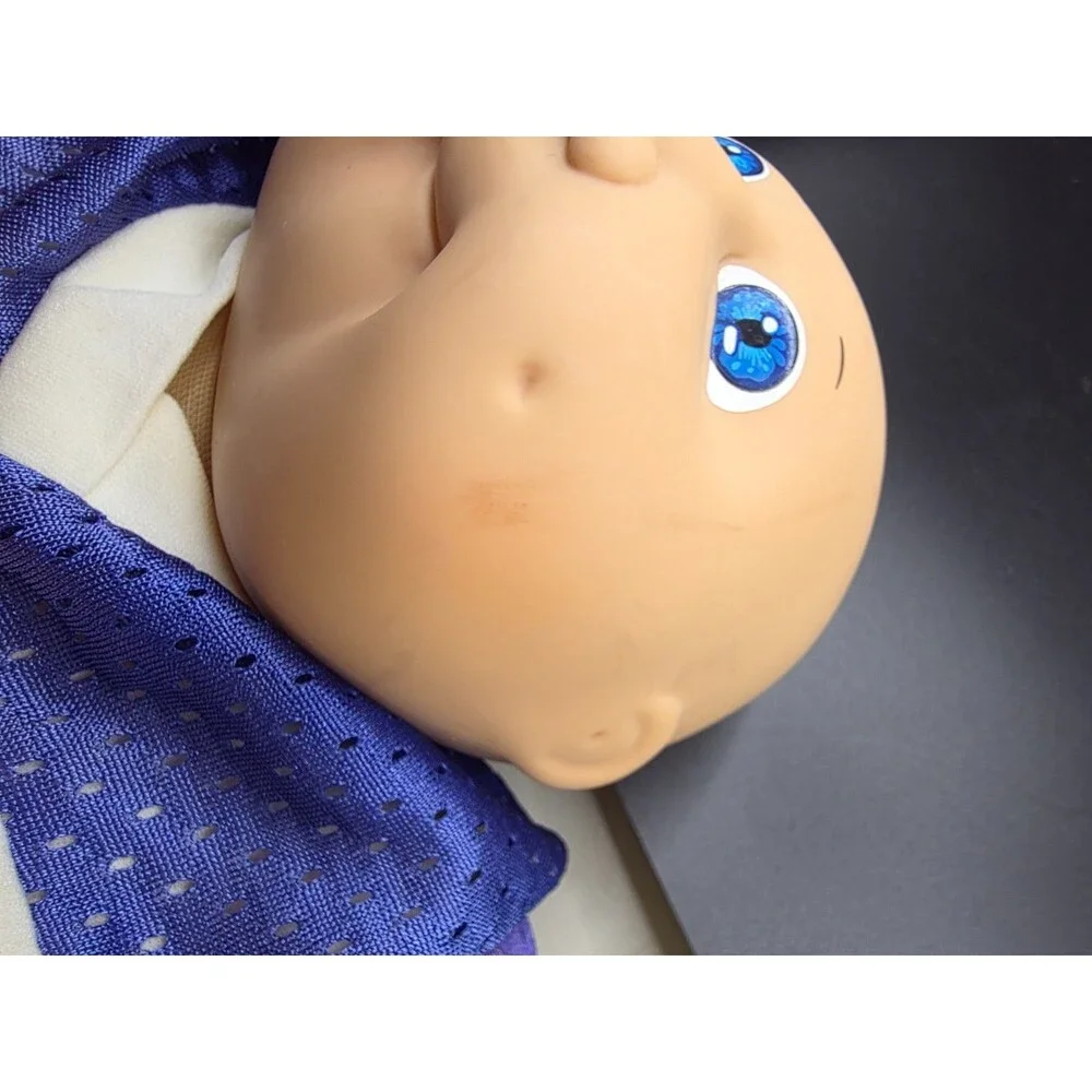 Vintage Cabbage Patch Kids Baby Doll Football Outfit Xavier Roberts Signed